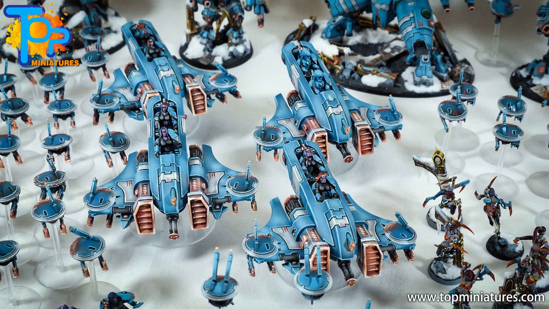 spikeybits tau empire painted army (8)