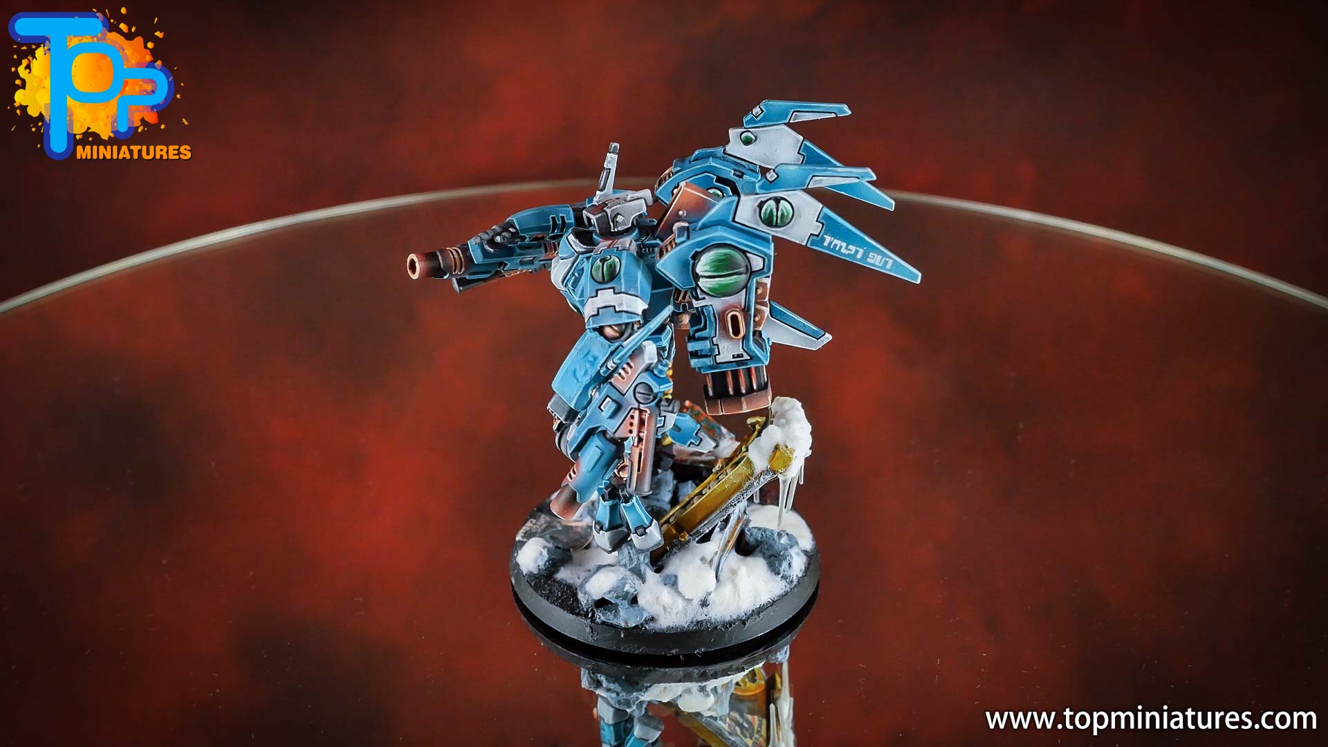 spikeybits tau empire painted commander (2)